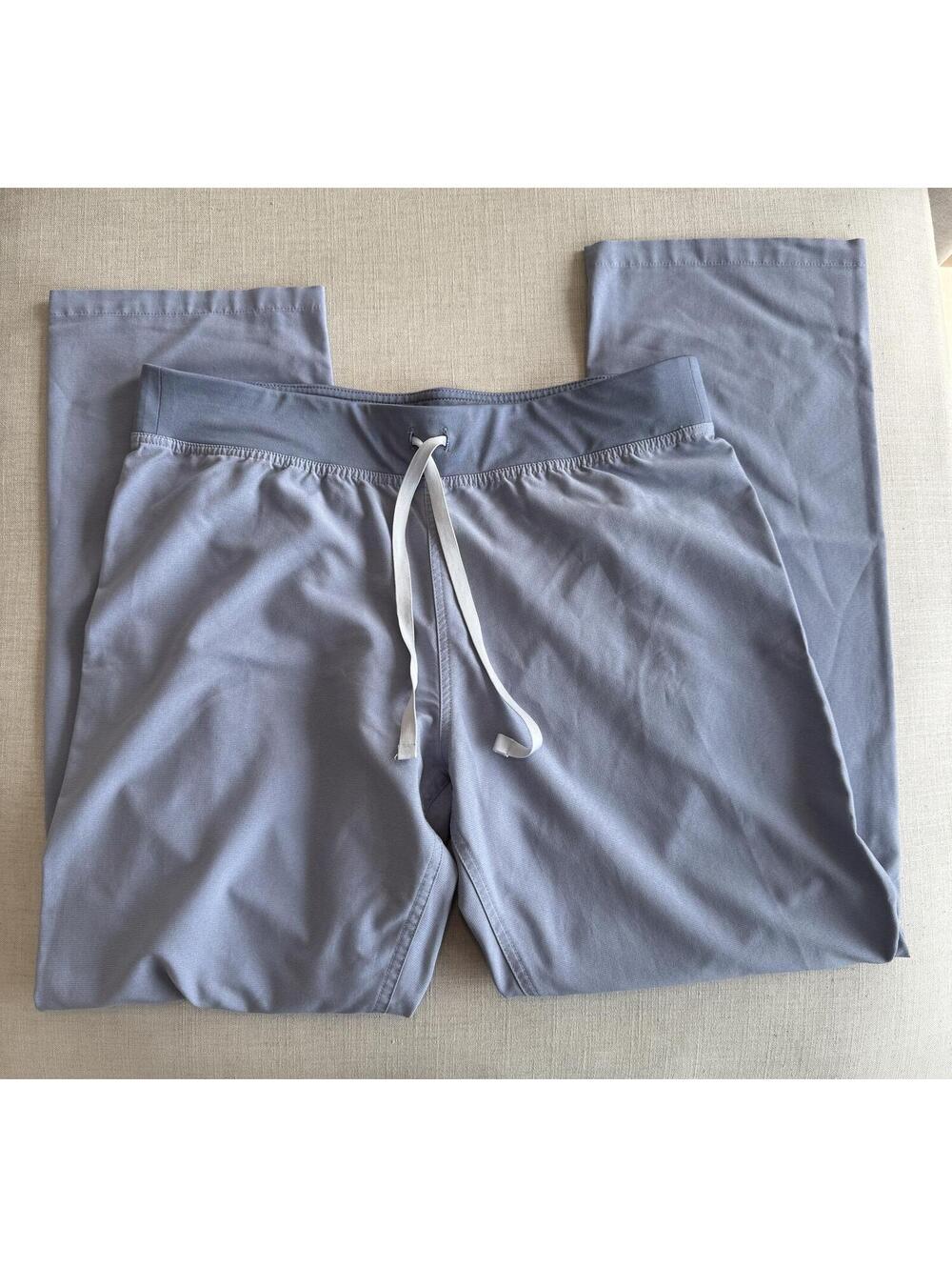 FIGS Livingston Space Dye Scrub Pants Vapor Blue Large - Picture 2 of 3